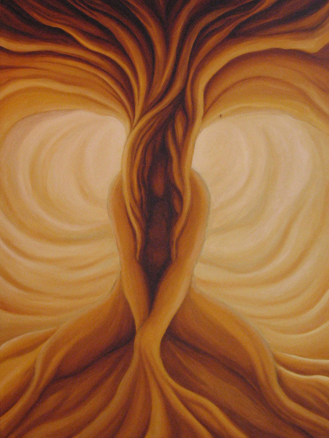GROTTA - olio su tela 80x60. Esposto alla Mostra Arcaico e Presente a Roma - Hotel Oxford