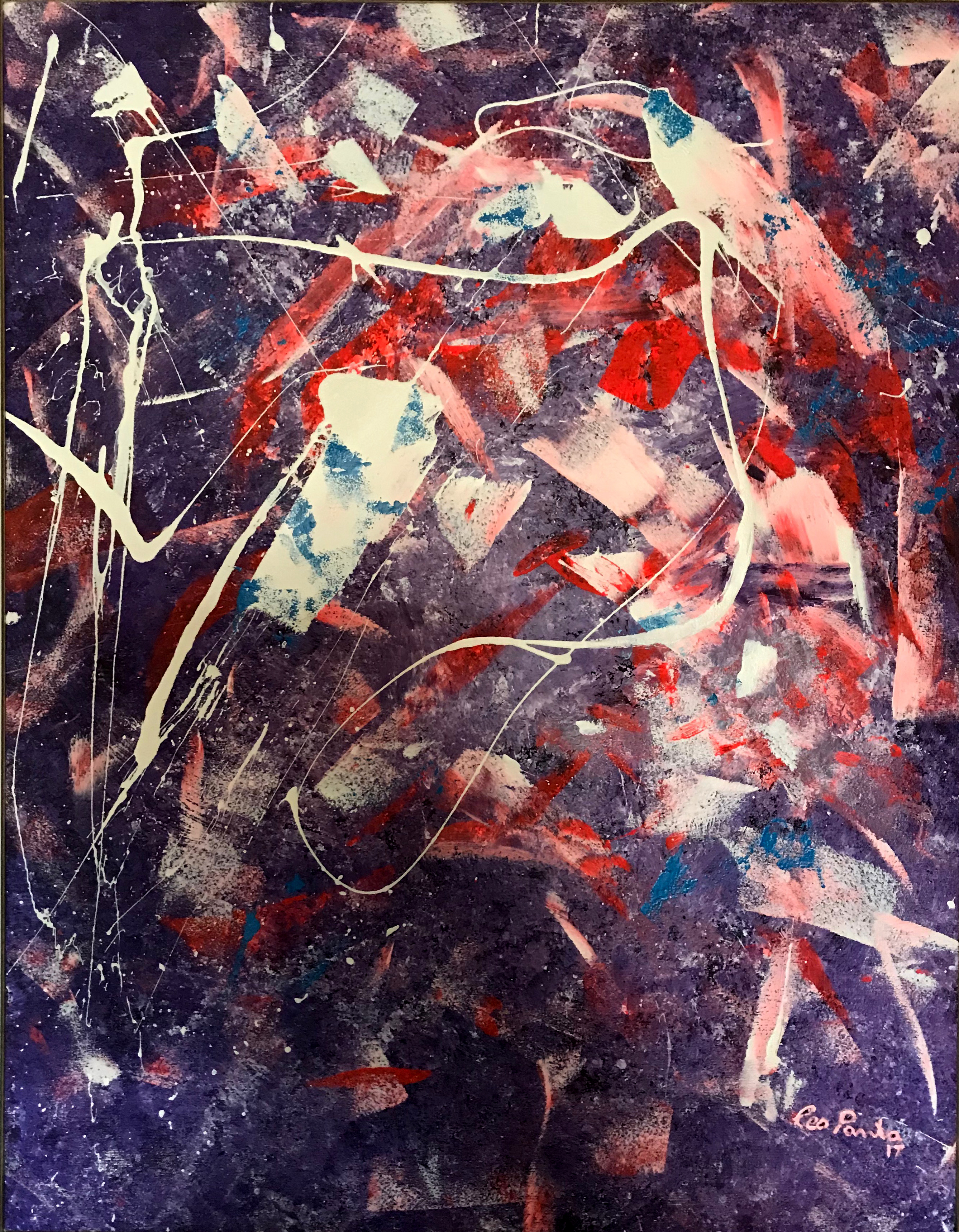 Senza titolo n° 43 - 2015 - tecnica mista su tela - cm. 70x90