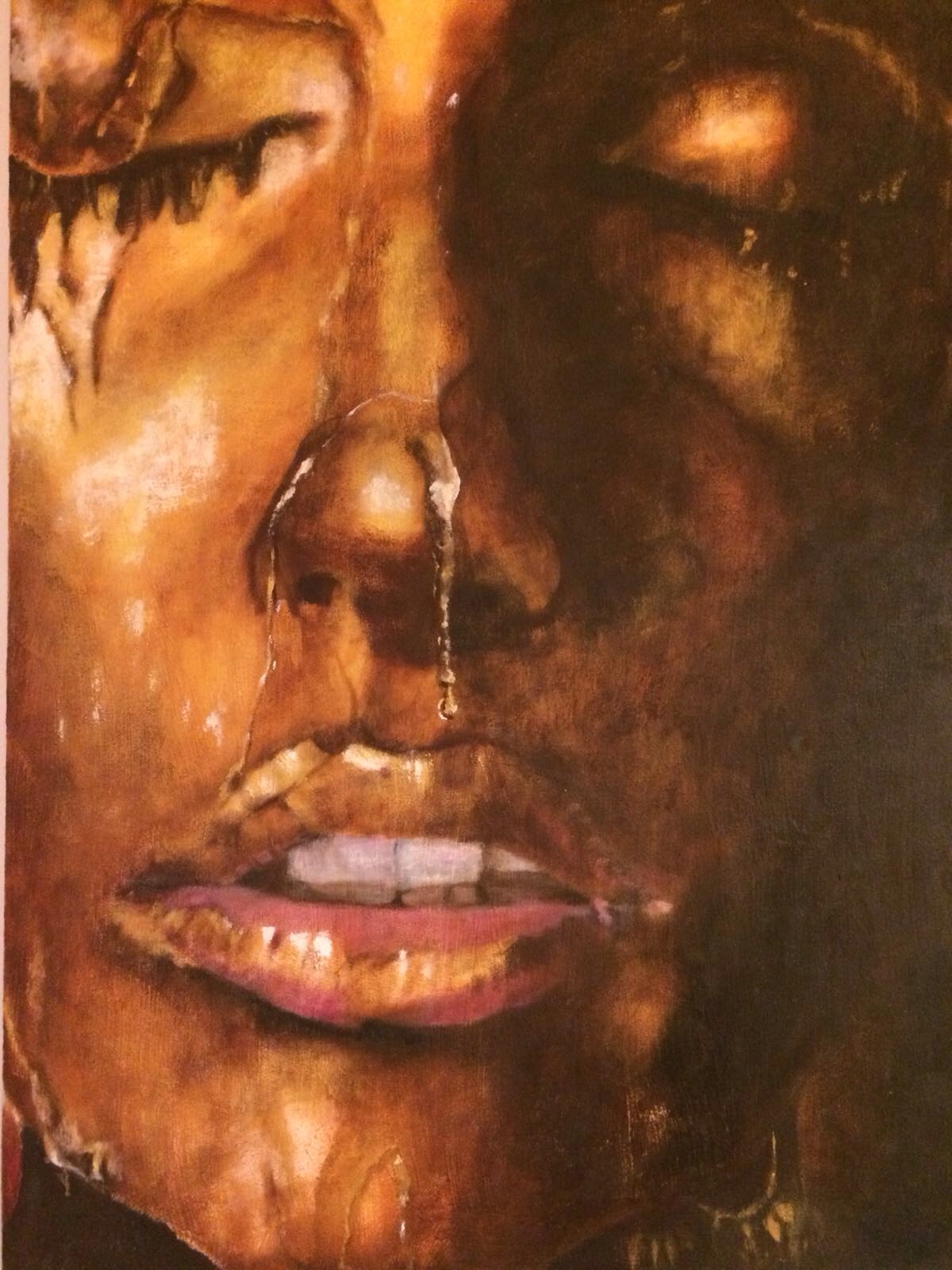 WATA - olio su tela 70x100. Esposto alla Mostra Arcaico e Presente a Roma - Hotel Oxford