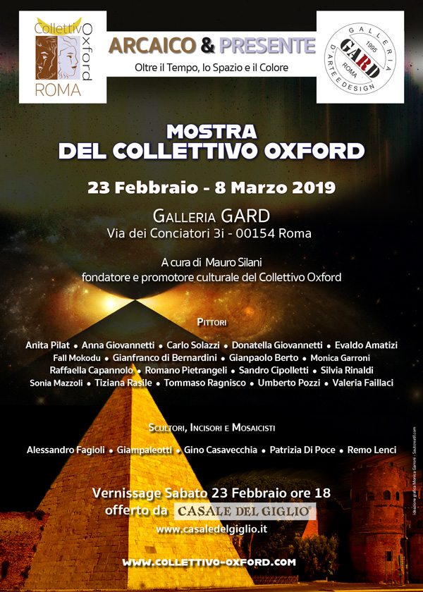 manifesto mostra collettivo oxford galleria Gard 2019