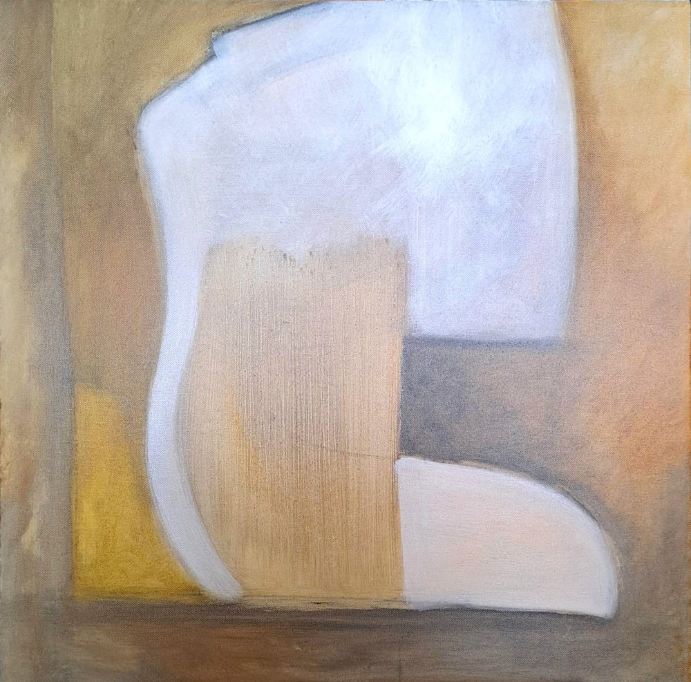 ALZA LA TESTA -2023 - olio su tela 70cmx70cm. Esposto nello Spazio Q’4RT dell’Hotel Oxford a Roma