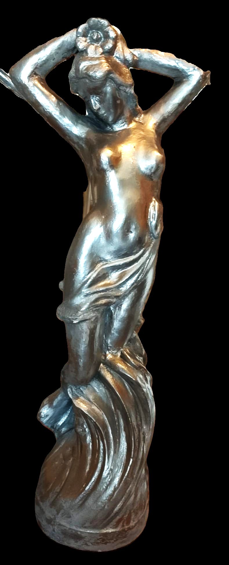 LE TRE GRAZIE - 2 - 2025 tecnica cementizia 60cmx25cm. Esposto nello Spazio Q’4RT dell’Hotel Oxford a Roma