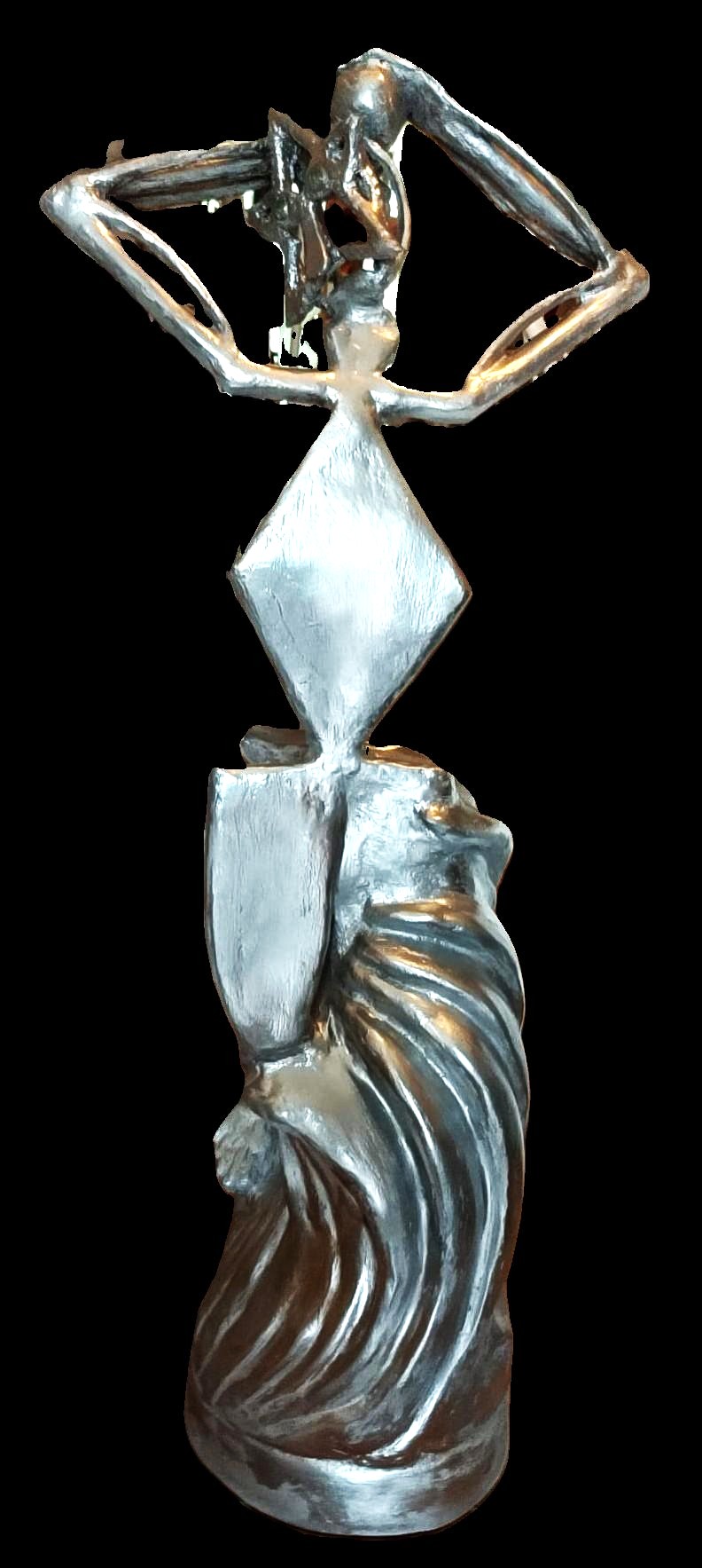 LE TRE GRAZIE - 3 - 2025 tecnica cementizia 60cmx25cm. Esposto nello Spazio Q’4RT dell’Hotel Oxford a Roma